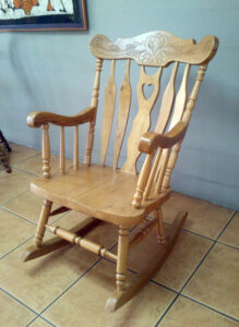 Antique rocking chair (teak)