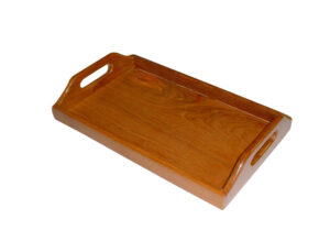 Single teak tray