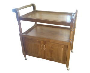 Teak Trolley with storage
